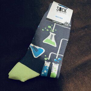 3 Pairs Sock It To Me Mens Novelty Socks Sasquatch Love, Circuit Board, Chem Lab